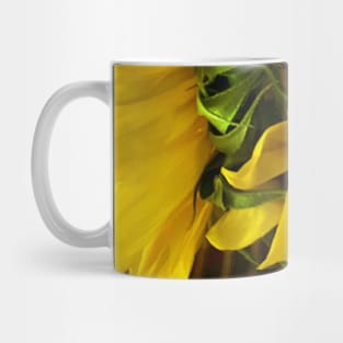 Natural Sunflower Print Mug